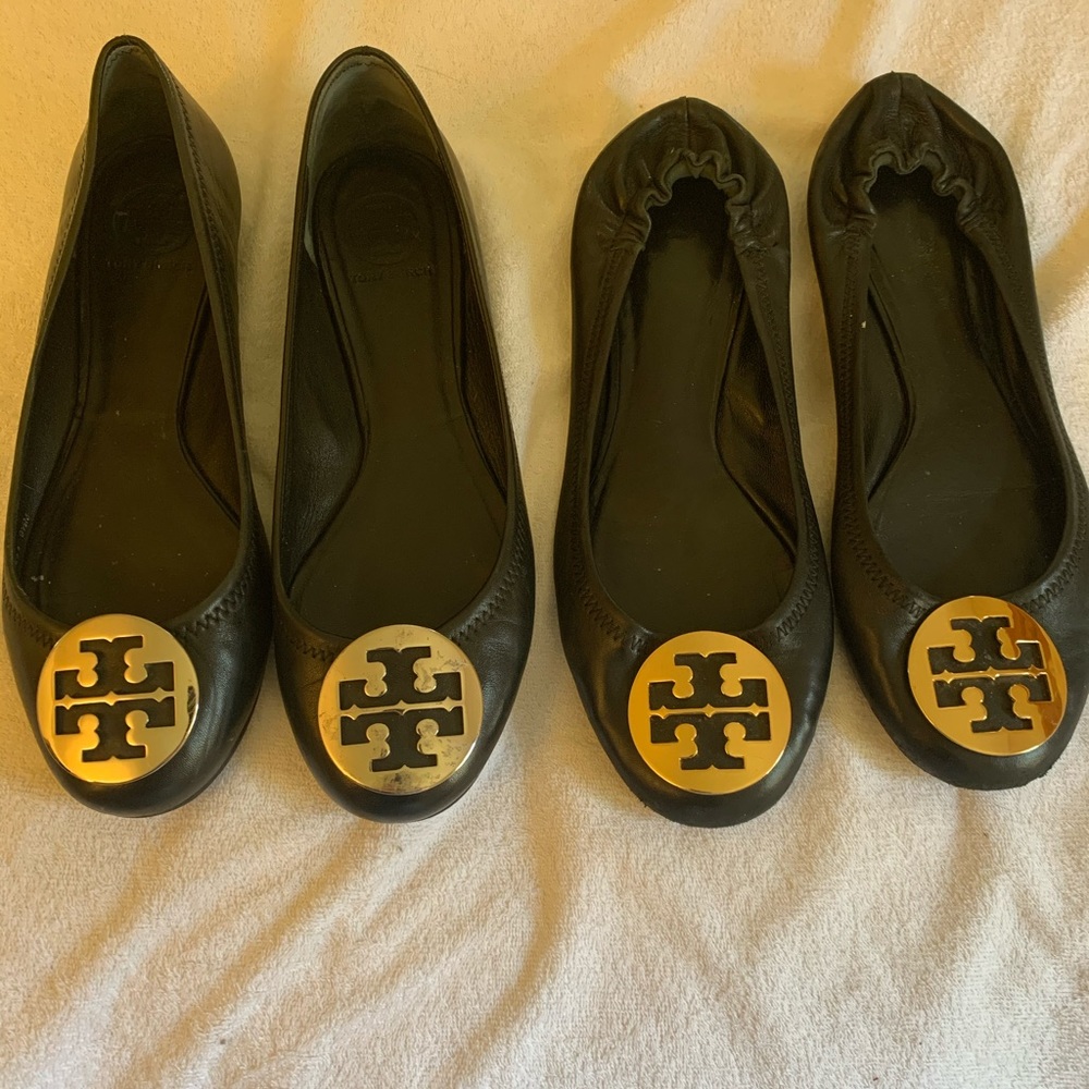 Tory Burch Ballet Flats x 2 pair 9.5